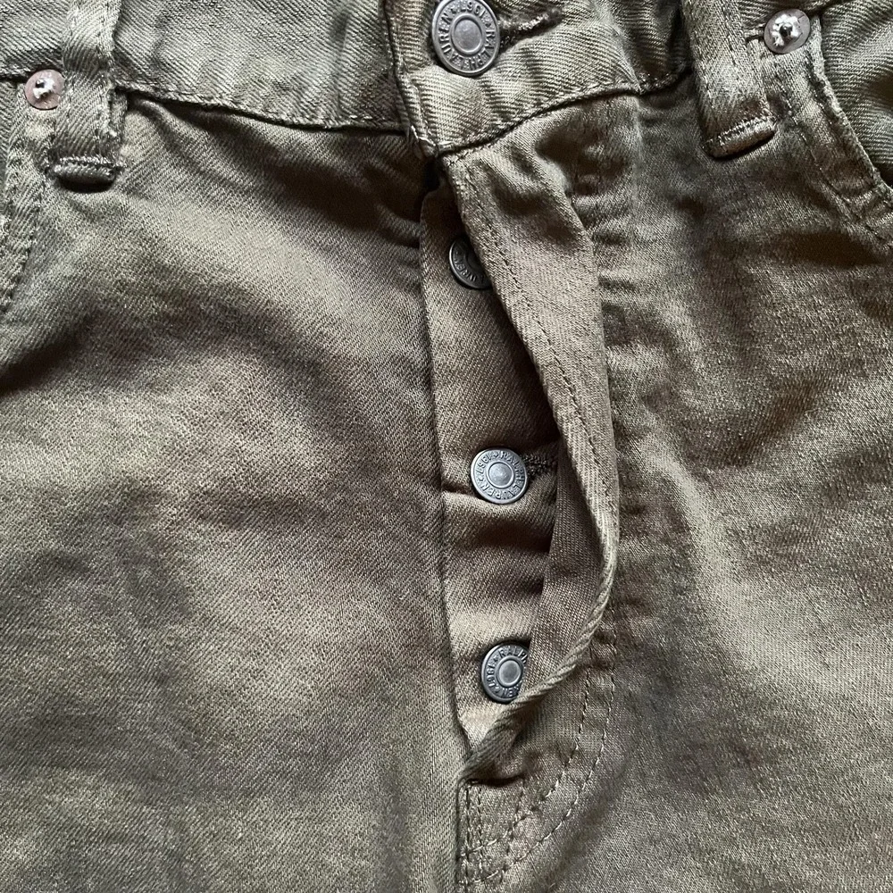 Polo Ralph Lauren Jeans Mens 32x31 Green Authentic Dungarees Slim Straight